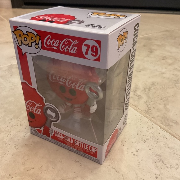 Funko Coca-Cola Bottle Cap Figure in Red and White, #79 - Picture 4 of 6